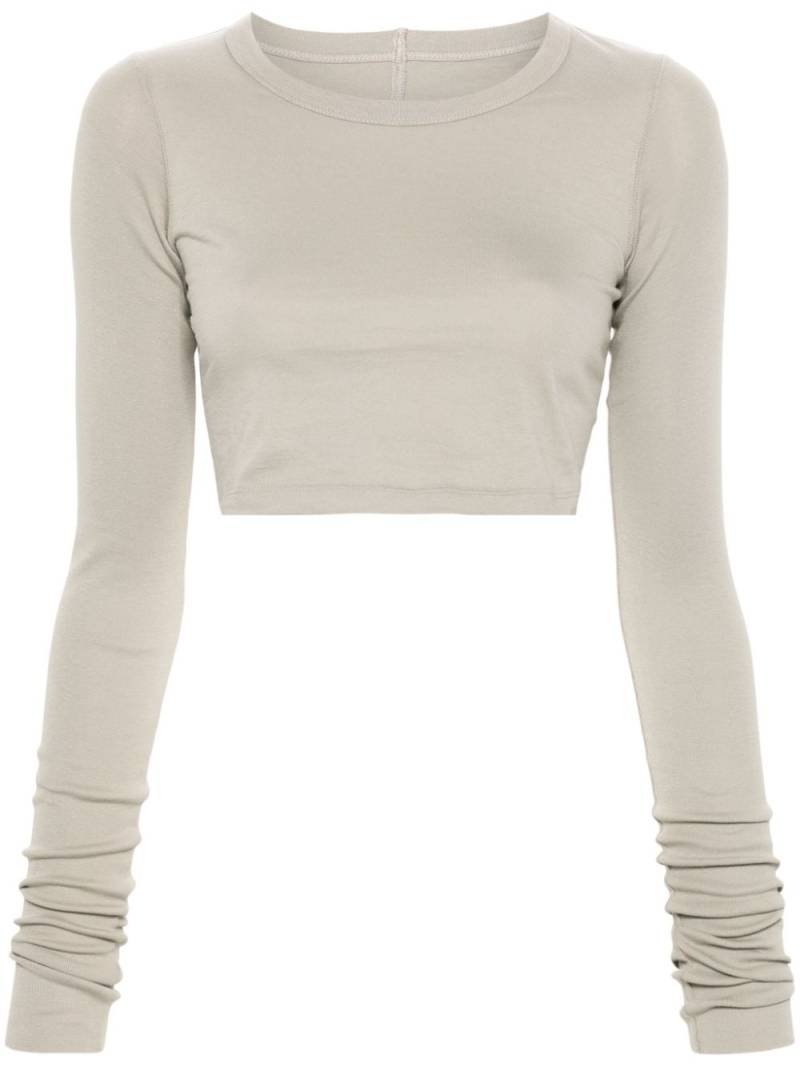 Rick Owens Crop T top - Grey von Rick Owens