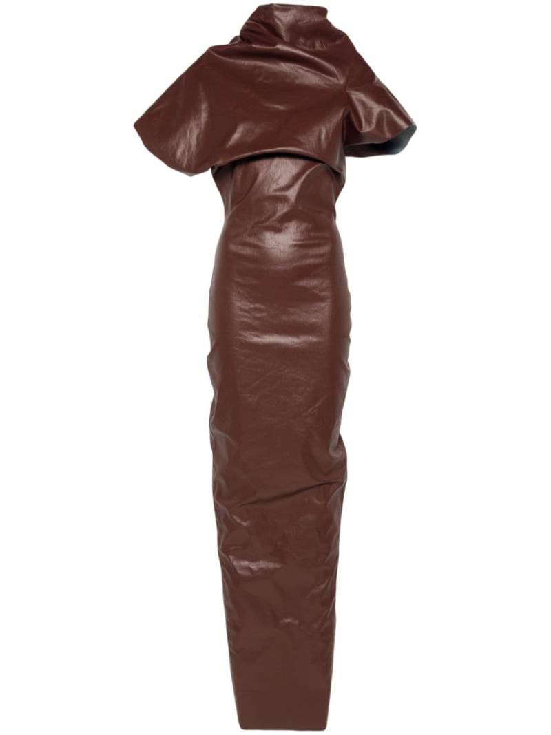 Rick Owens Cylinder gown - Brown von Rick Owens