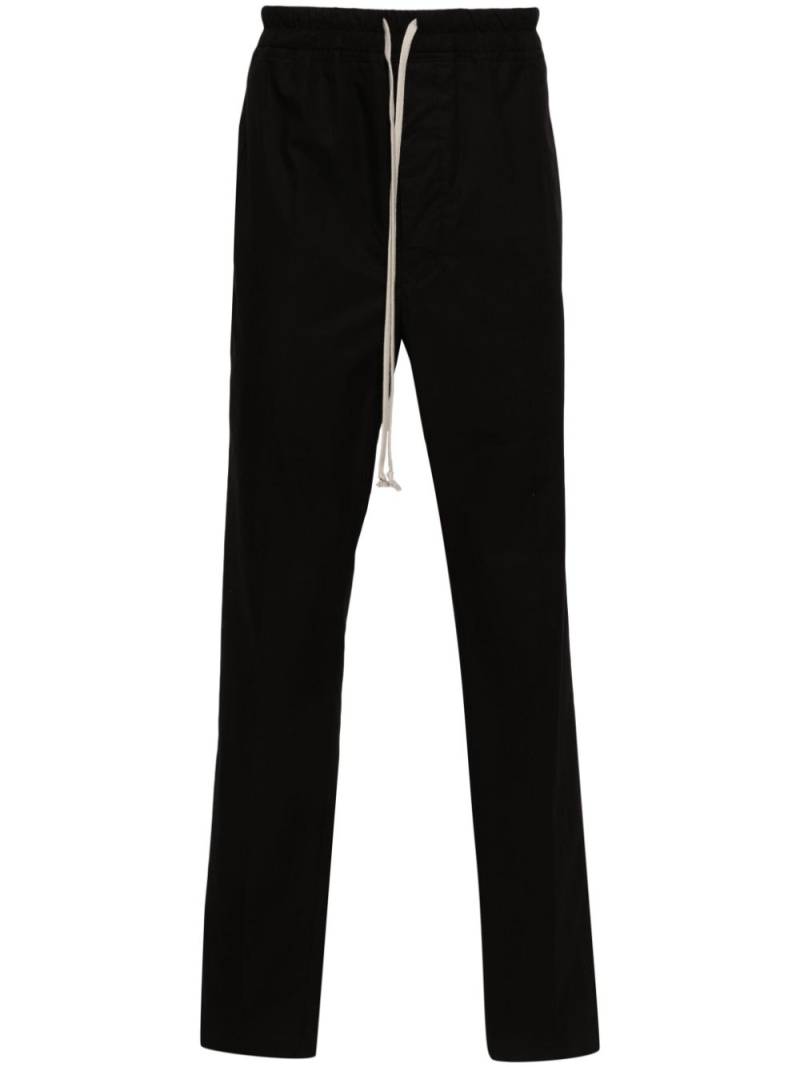 Rick Owens Forever Drawstring drop-crotch trousers - Black von Rick Owens