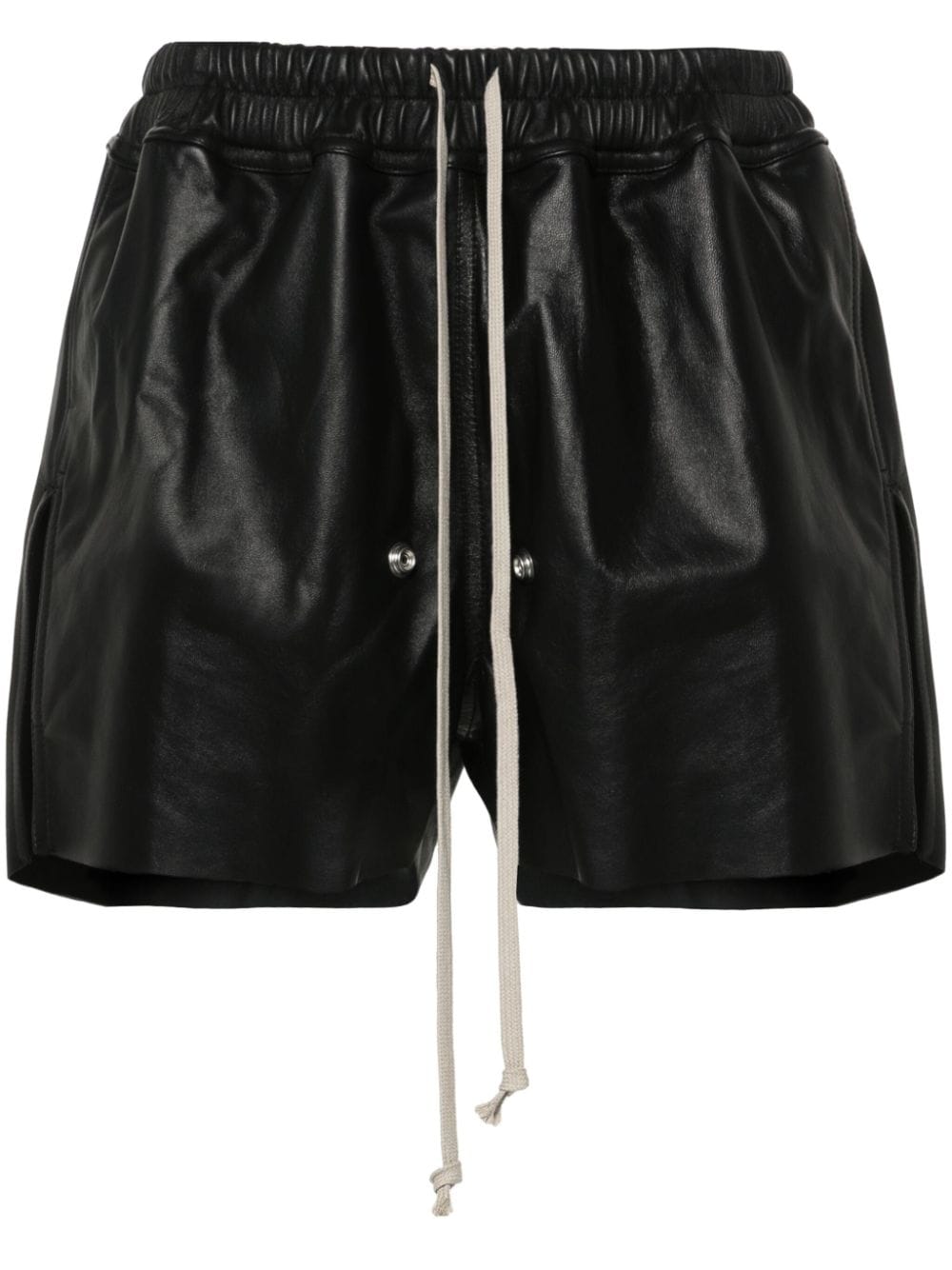 Rick Owens Gabe leather shorts - Black von Rick Owens