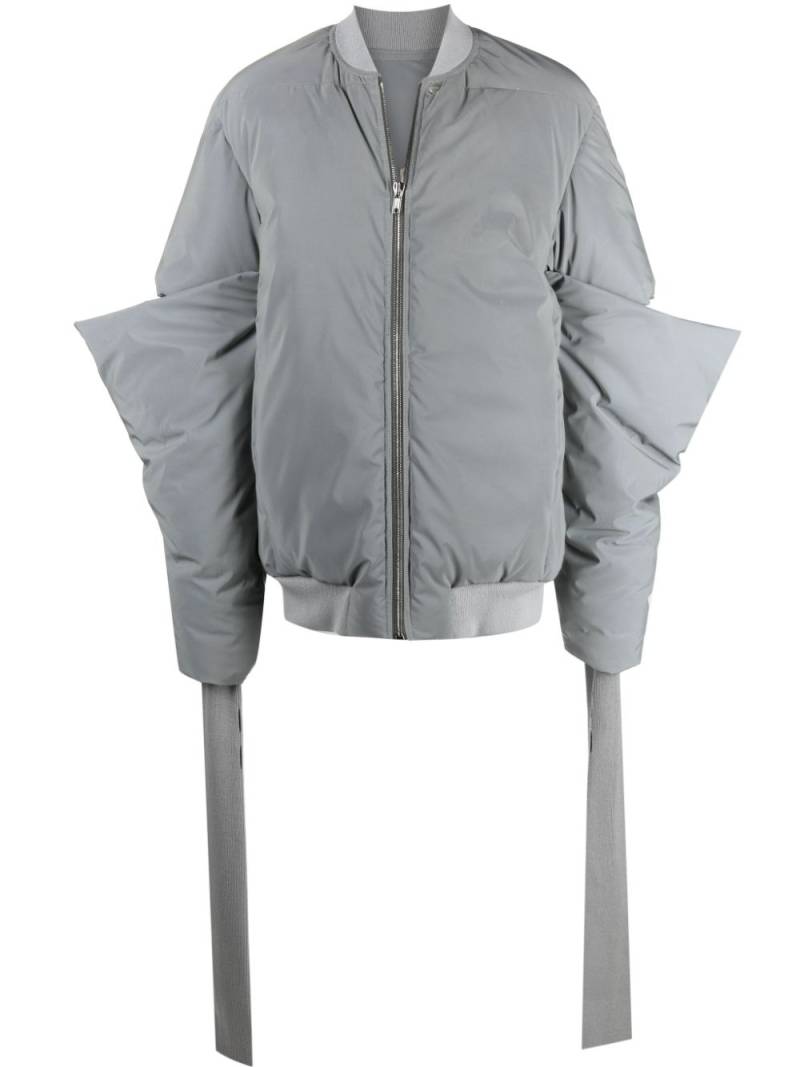 Rick Owens Gauntlet bomber jacket - Grey von Rick Owens