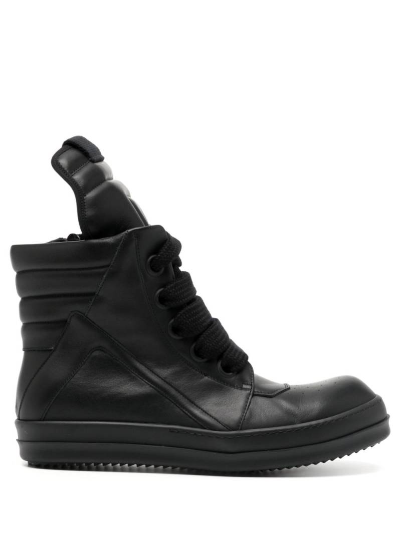 Rick Owens Geobasket high-top sneakers - Black von Rick Owens