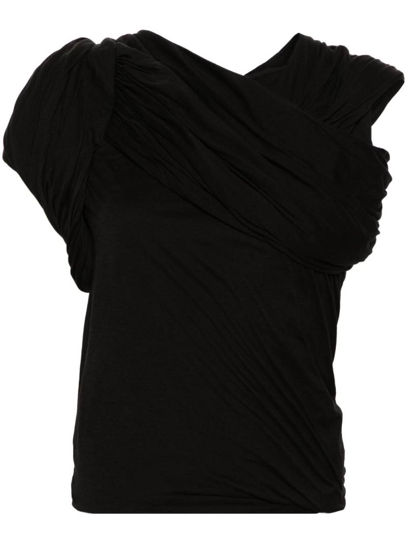 Rick Owens Harness organic cotton T-shirt - Black von Rick Owens