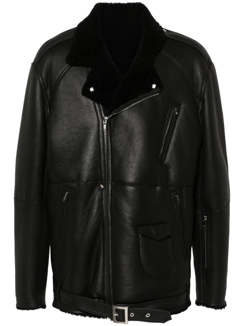 Rick Owens Jumbo Luke Stooges jacket - Black von Rick Owens