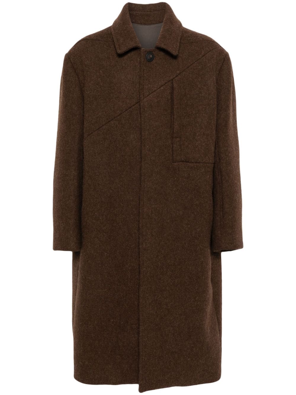 Rick Owens Jumbo Mac coat - Brown von Rick Owens