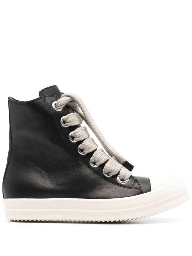 Rick Owens Jumbolaced high-top sneakers - Black von Rick Owens