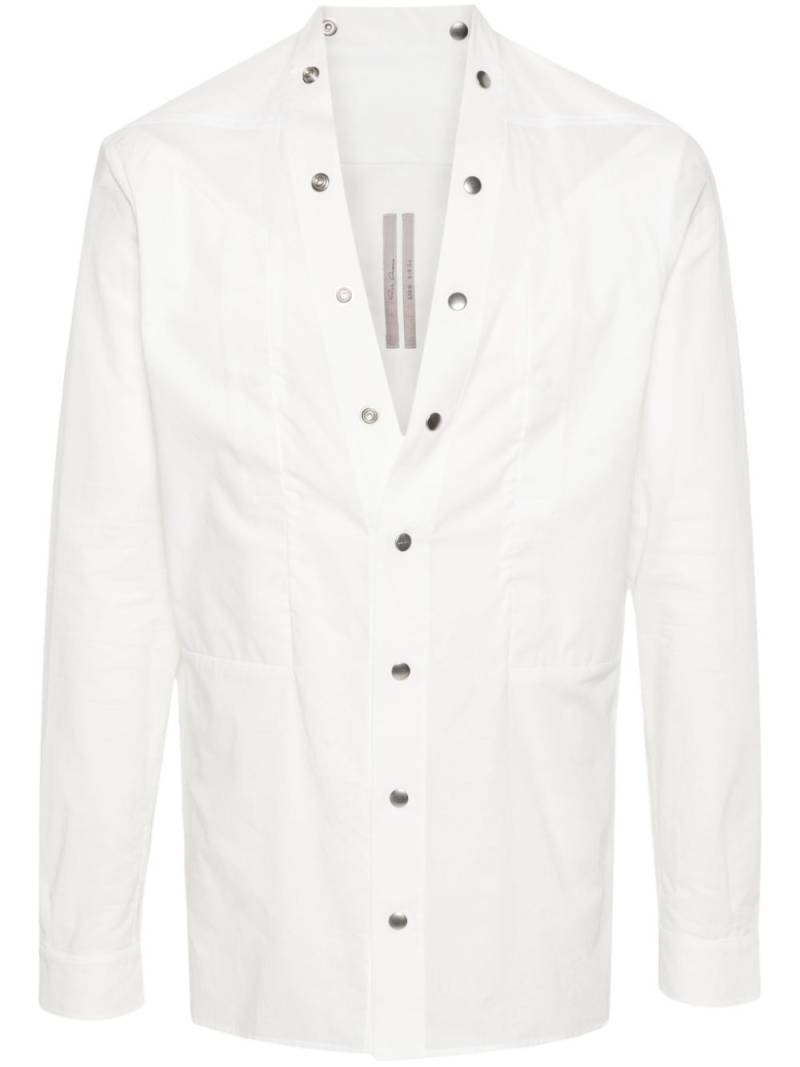 Rick Owens Larry Fogpocket cotton shirt - White von Rick Owens