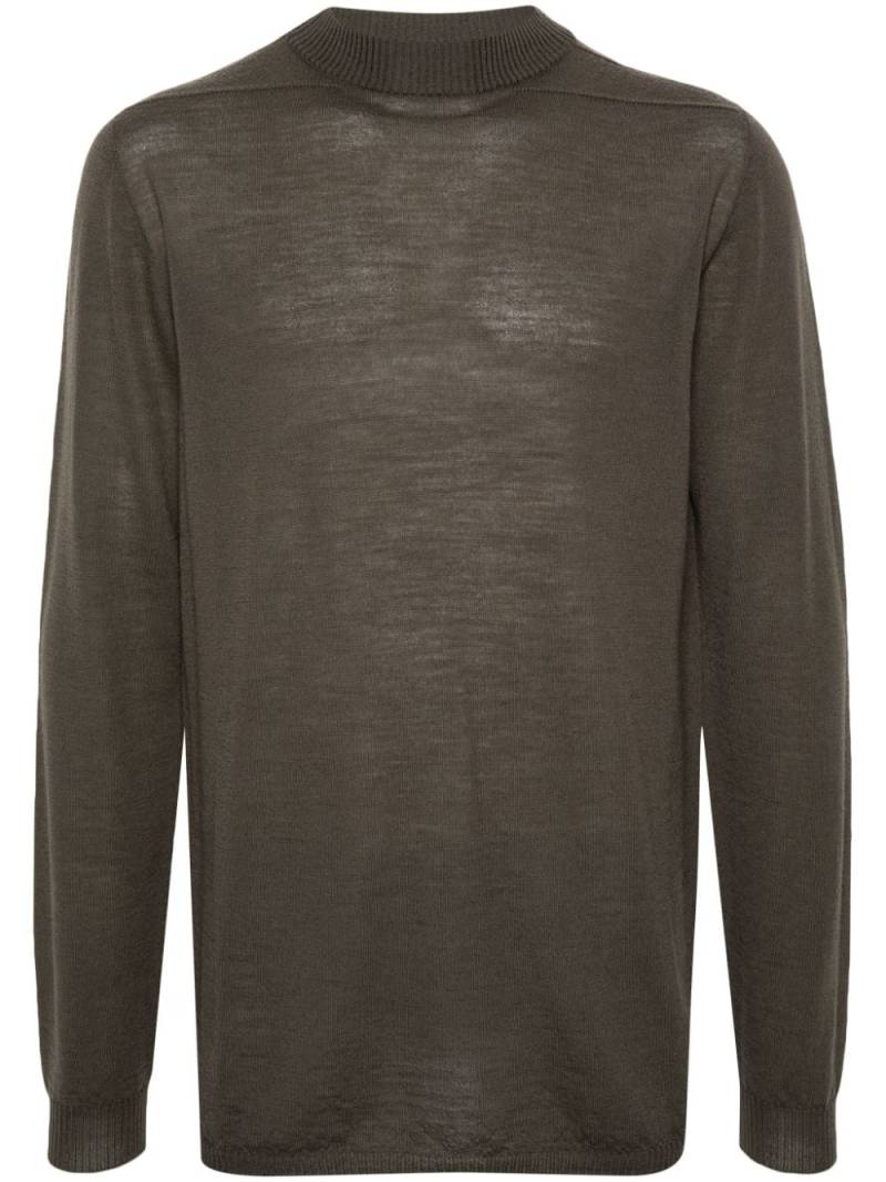 Rick Owens Level Lupetto fine-knit jumper - Green von Rick Owens