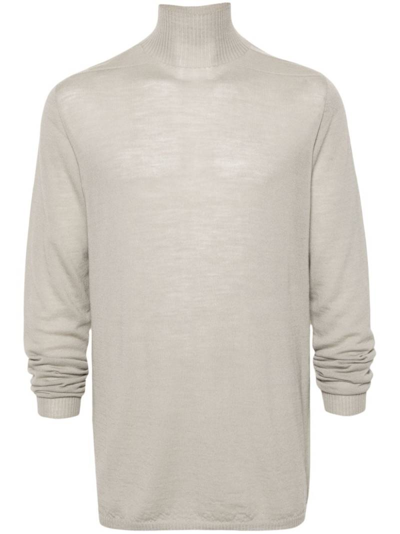 Rick Owens Level high-neck jumper - Grey von Rick Owens