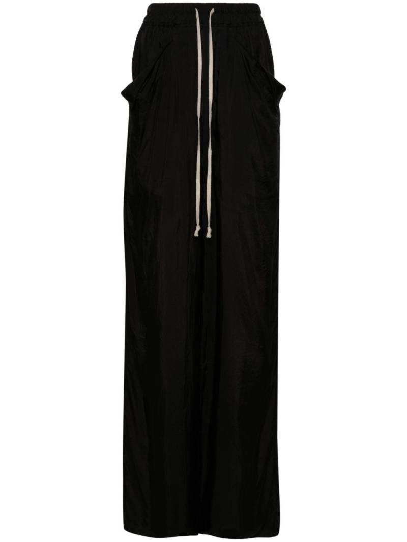 Rick Owens Lido drawstring wide-leg trousers - Black von Rick Owens