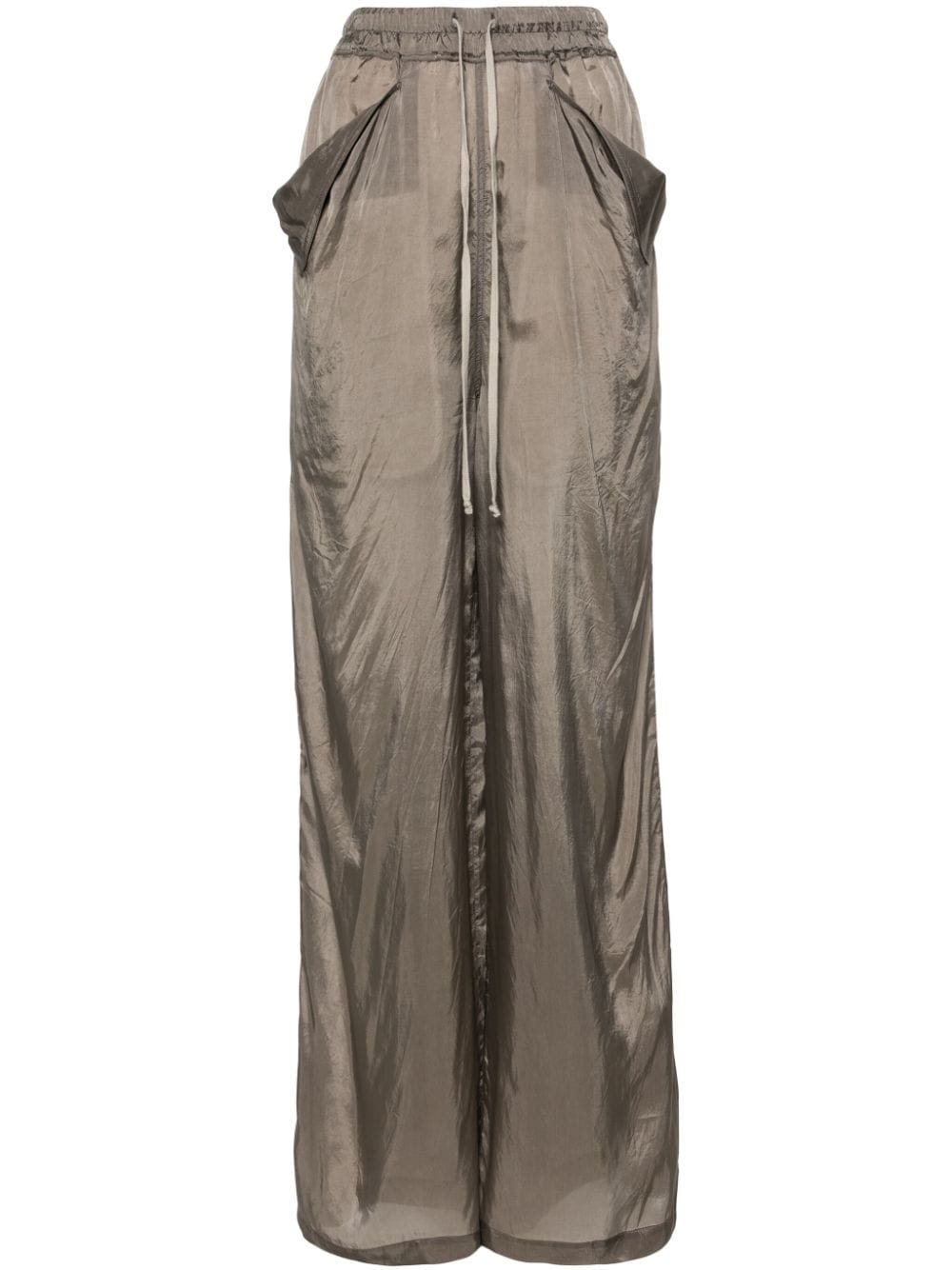 Rick Owens Lido drawstring wide-leg trousers - Grey von Rick Owens