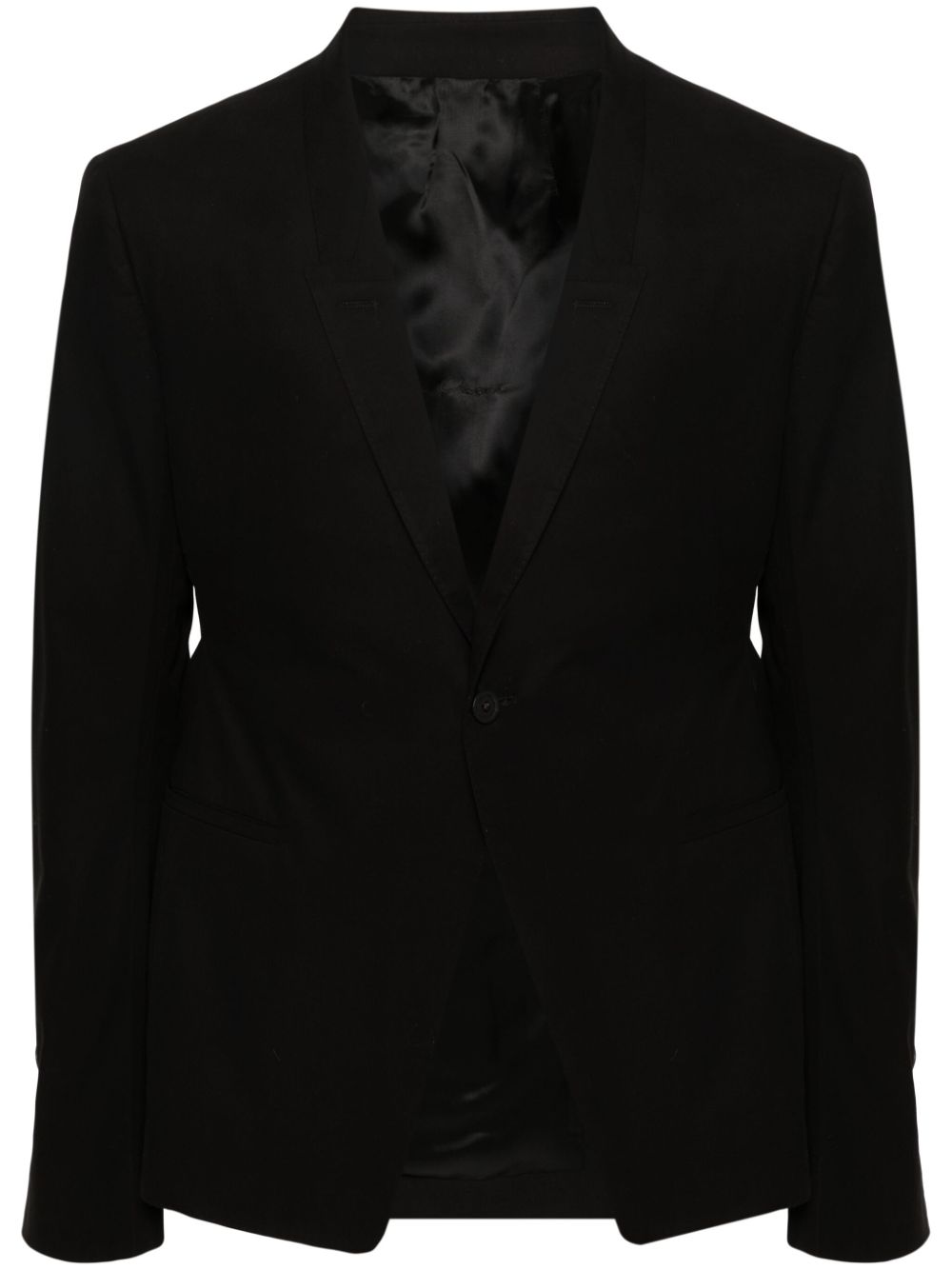 Rick Owens Lido poplin blazer - Black von Rick Owens