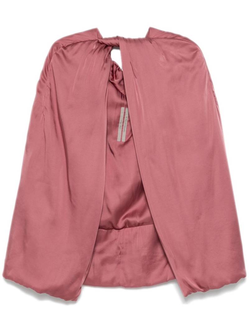 Rick Owens Masto cape - Pink von Rick Owens