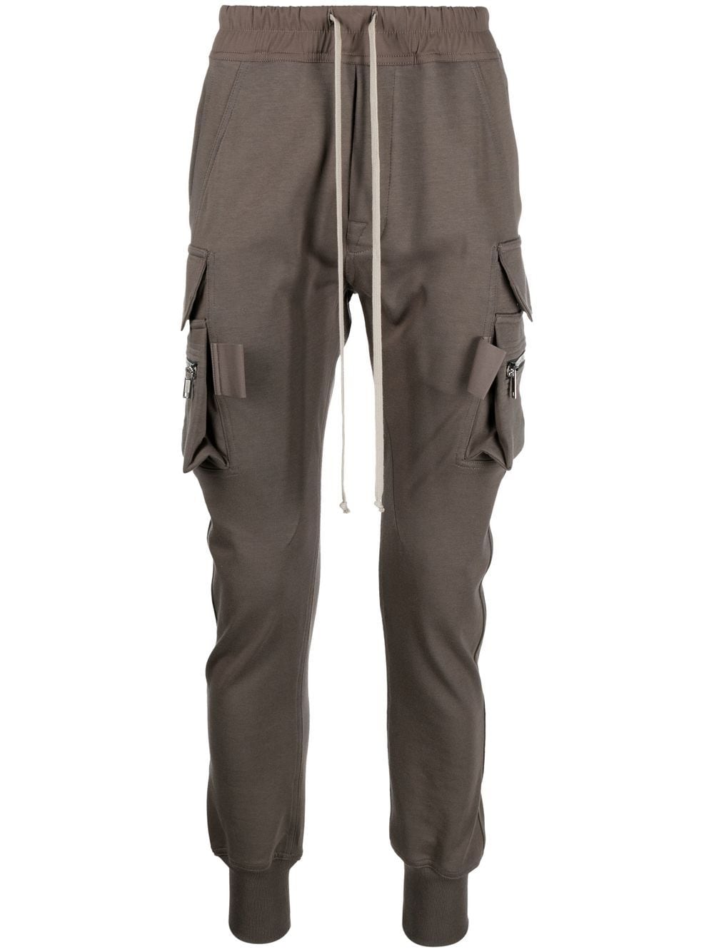 Rick Owens Mastodon jersey-knit cargo trousers - Brown von Rick Owens