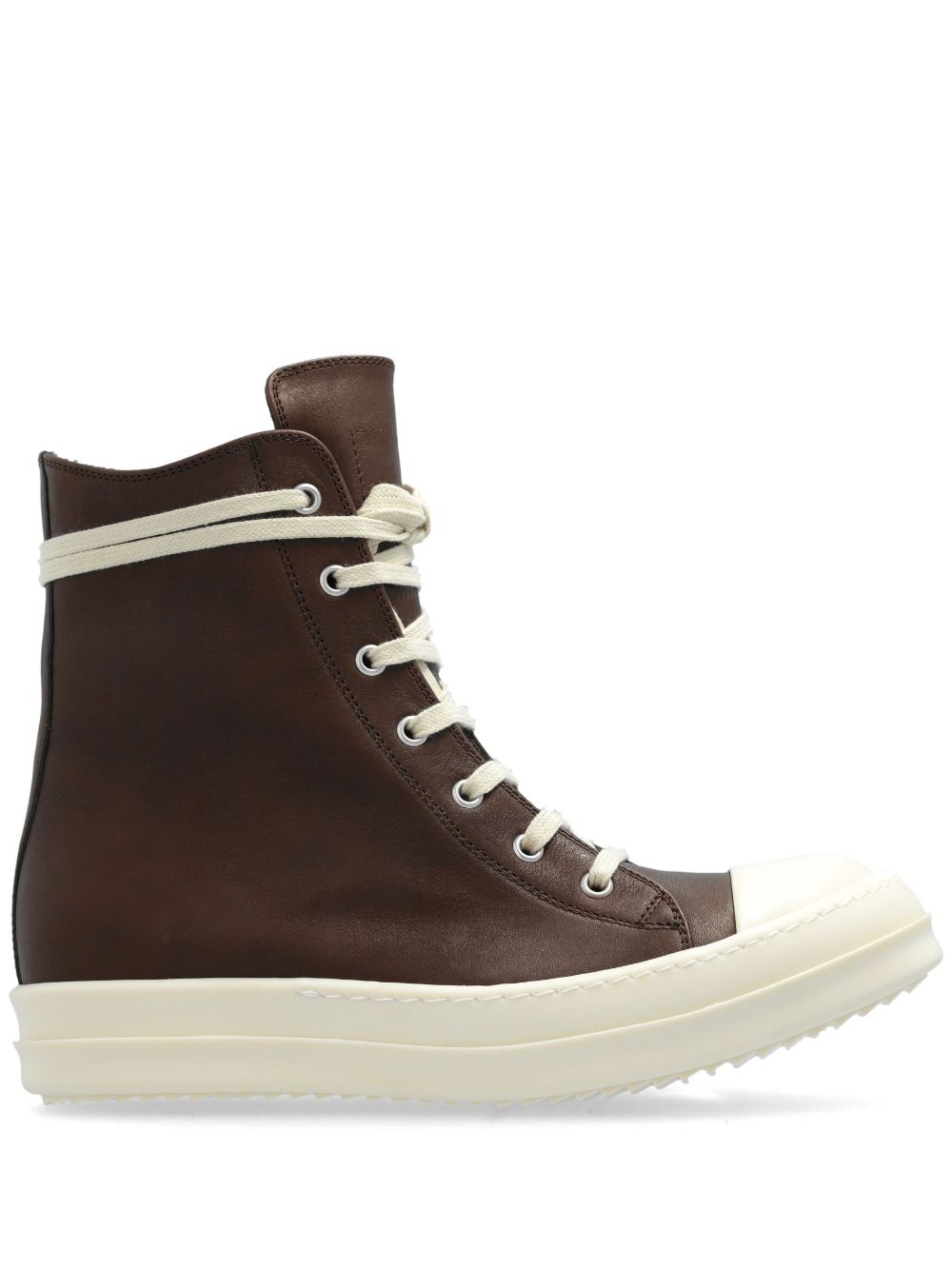 Rick Owens Mega Bumper high-top sneakers - Brown von Rick Owens