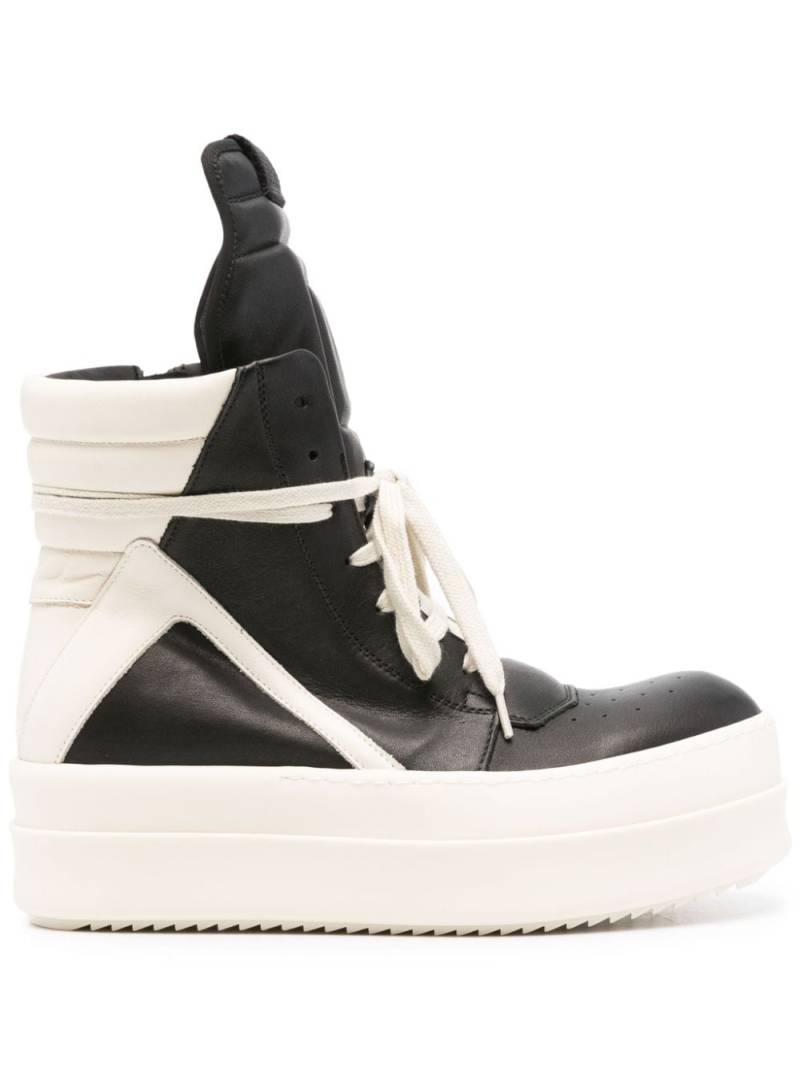 Rick Owens Mega Bumper leather sneakers - Black von Rick Owens