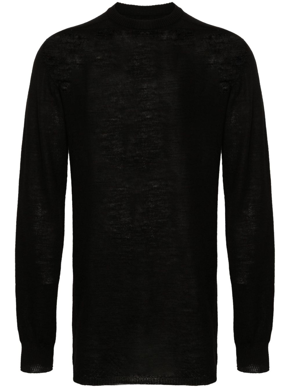 Rick Owens Oversized vigin-wool jumper - Black von Rick Owens