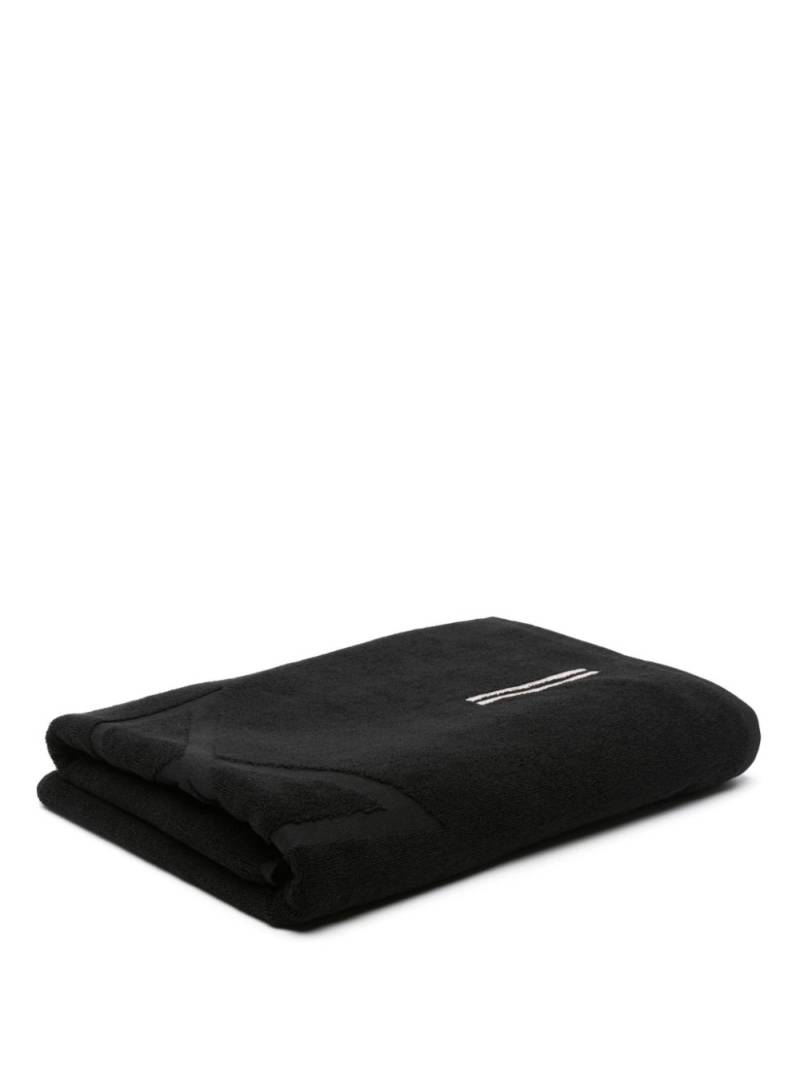 Rick Owens Pentagram beach towel - Black von Rick Owens