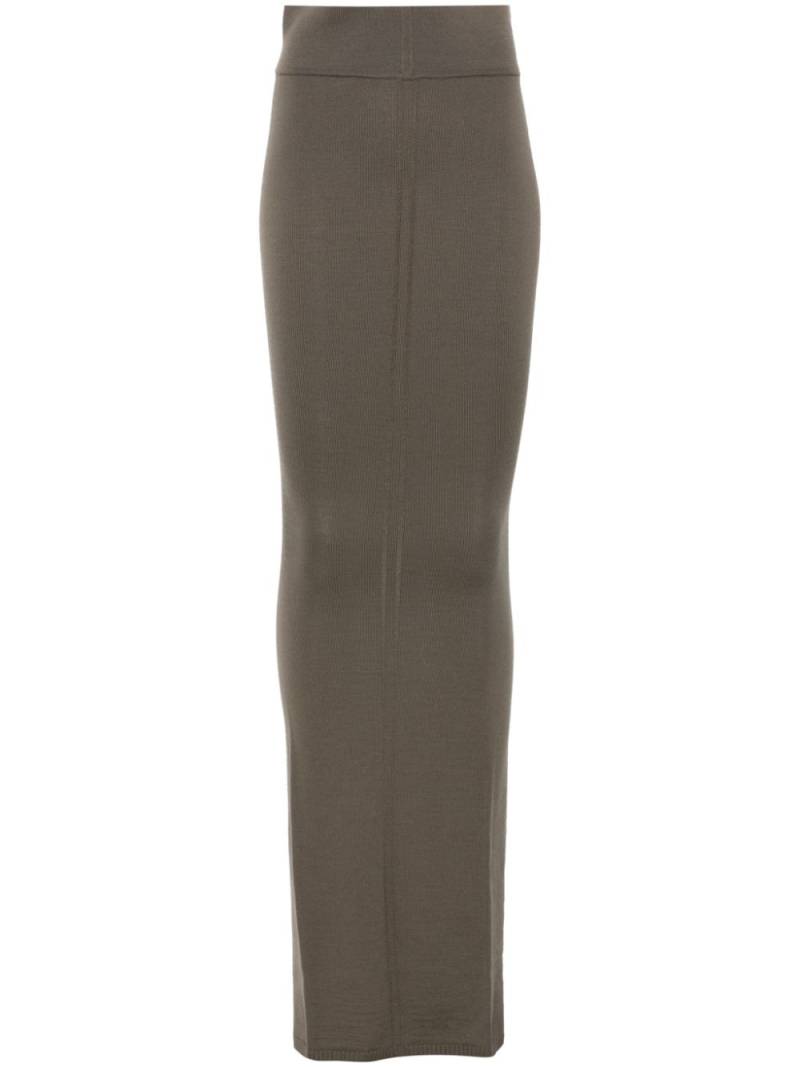 Rick Owens Pillar maxi skirt - Grey von Rick Owens