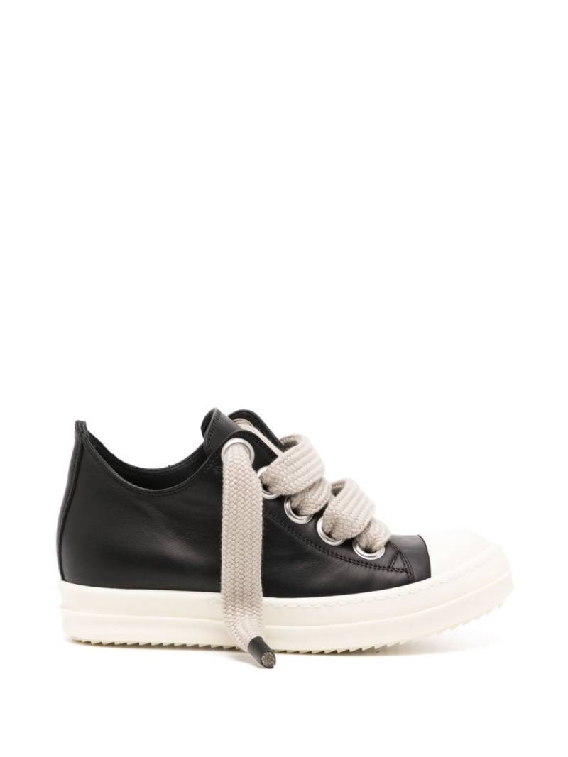 Rick Owens Portervlle Jumbolaced lace-up sneakers - Black von Rick Owens