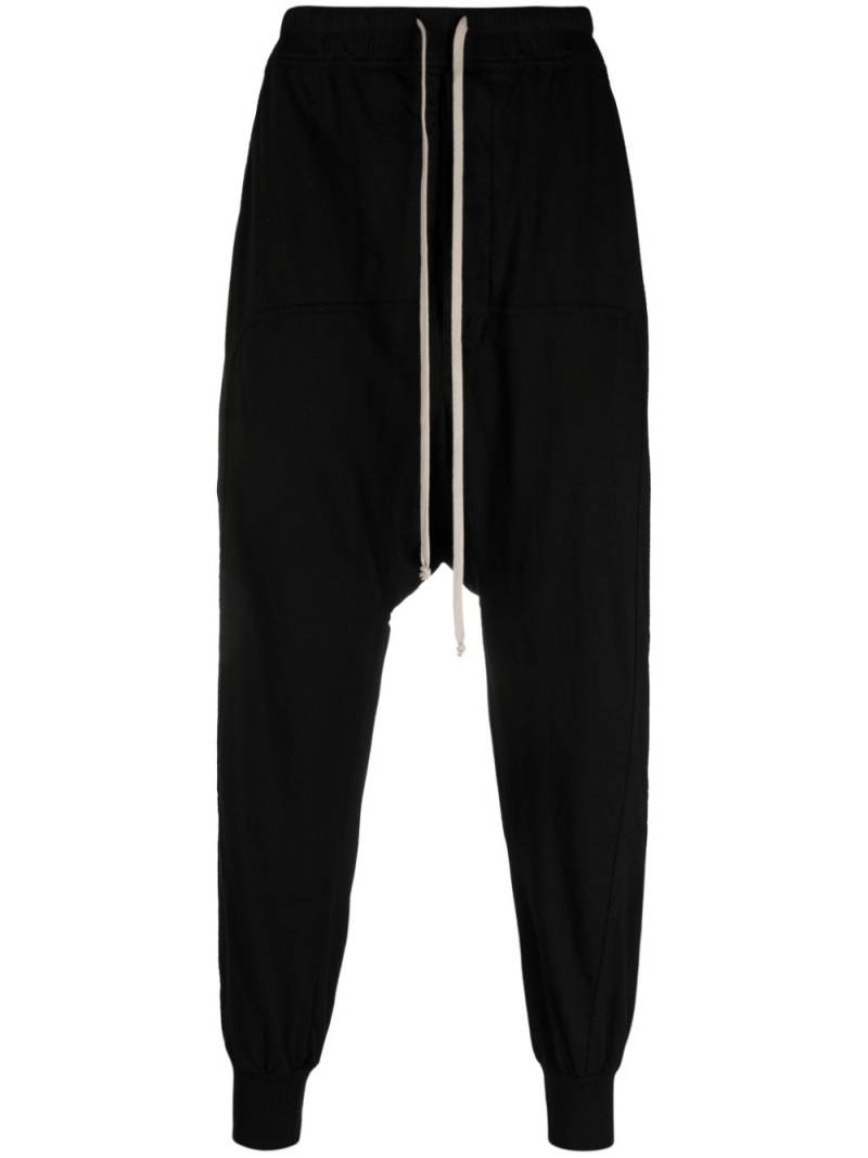 Rick Owens DRKSHDW Prisoner organic cotton drop-crotch trousers - Black von Rick Owens DRKSHDW