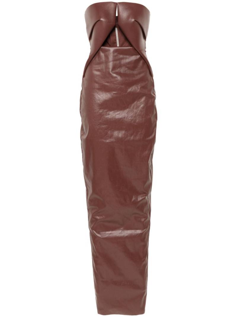 Rick Owens Prong dress - Brown von Rick Owens