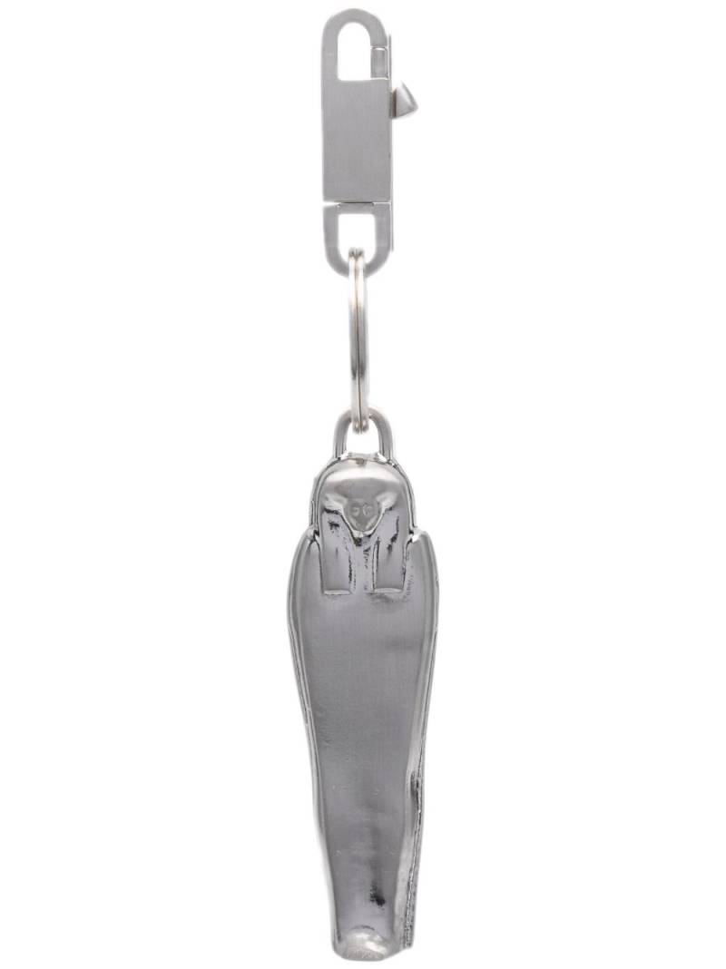 Rick Owens Sarcofago brass keychain - Silver von Rick Owens