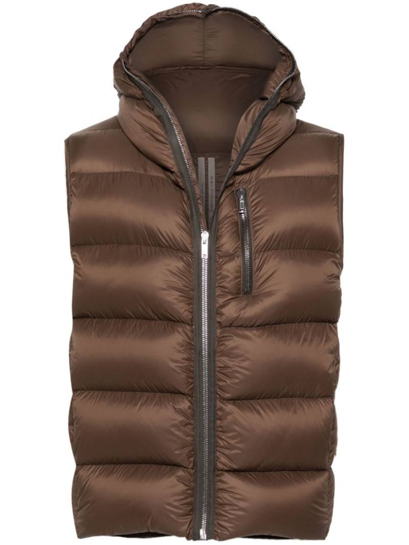 Rick Owens Sealed gilet - Brown von Rick Owens