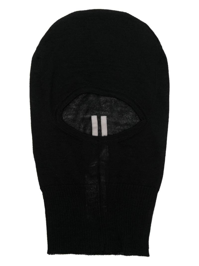 Rick Owens Skull balaclava - Black von Rick Owens