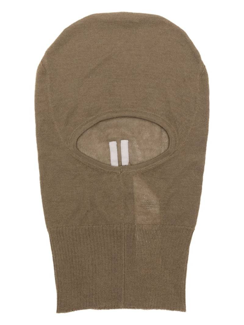 Rick Owens Skull balaclava - Green von Rick Owens