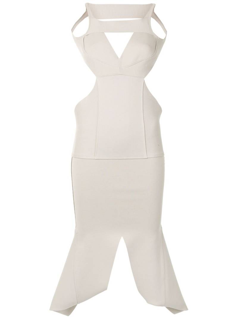 Rick Owens Sling double knit dress - Neutrals von Rick Owens