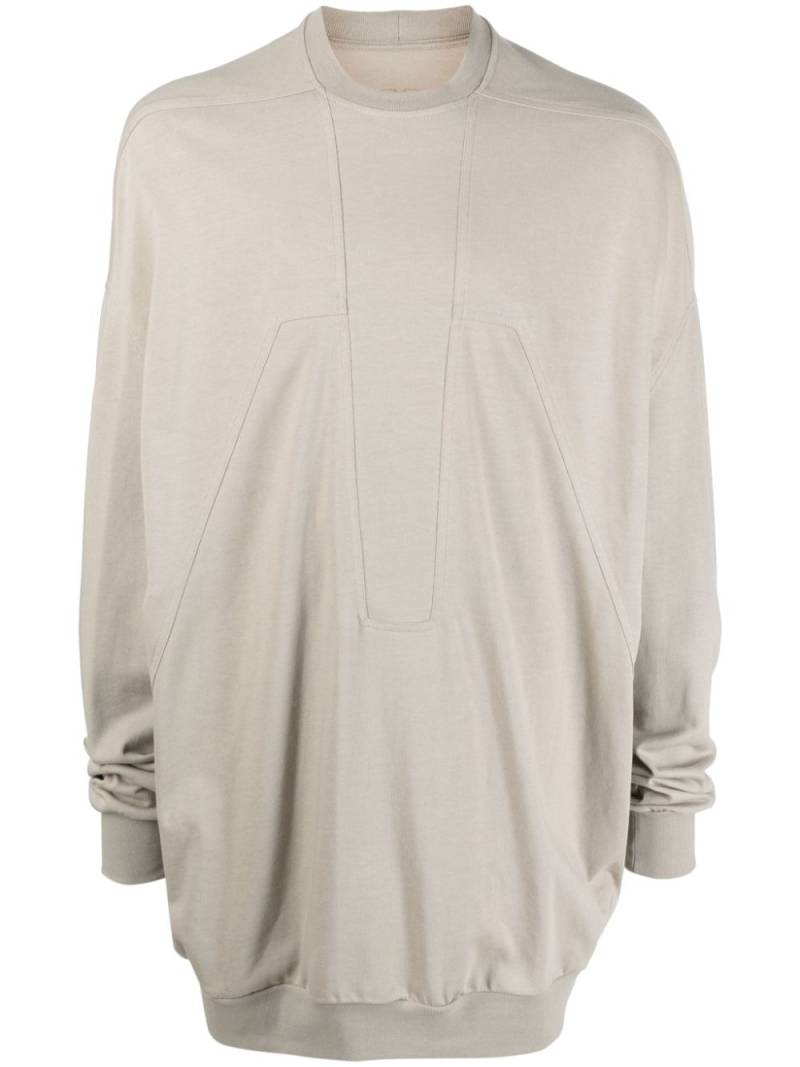 Rick Owens Splintered Peter organic cotton sweatshirt - Neutrals von Rick Owens