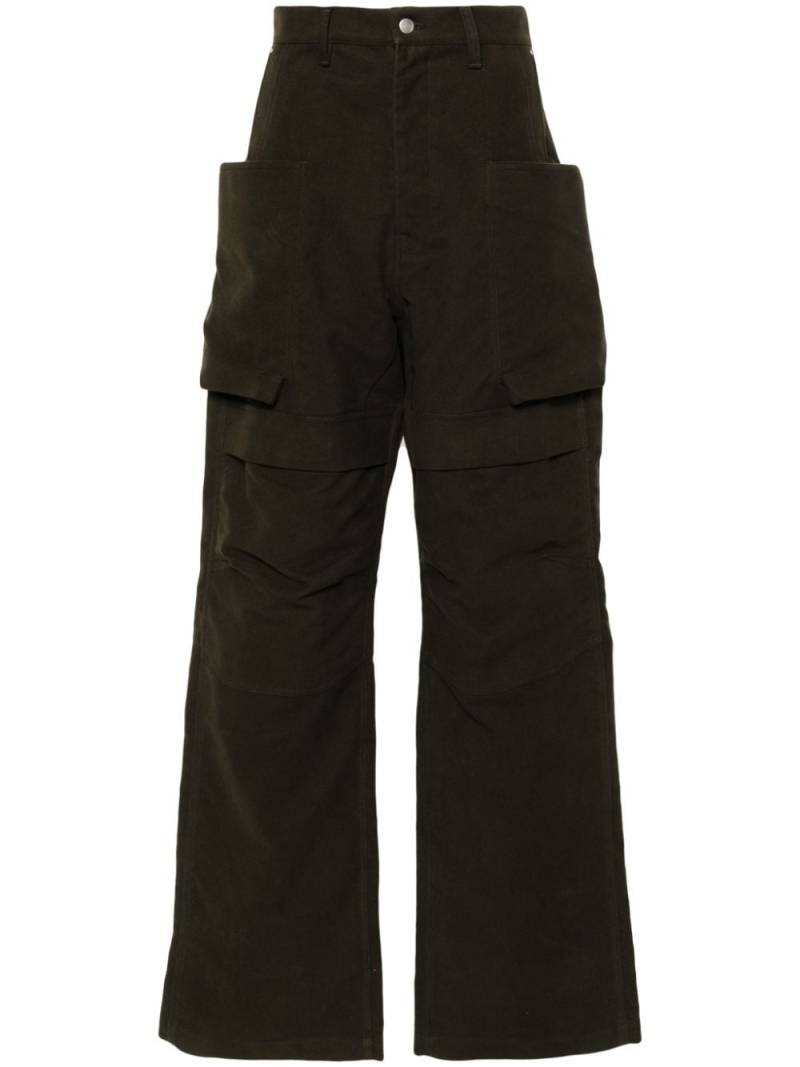 Rick Owens Stefan cotton cargo trousers - Green von Rick Owens