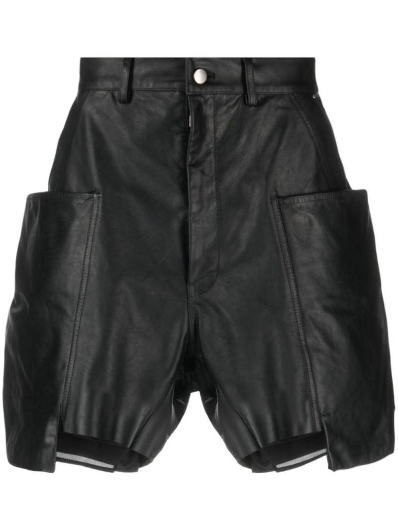 Rick Owens Stefan panelled cargo shorts - Black von Rick Owens