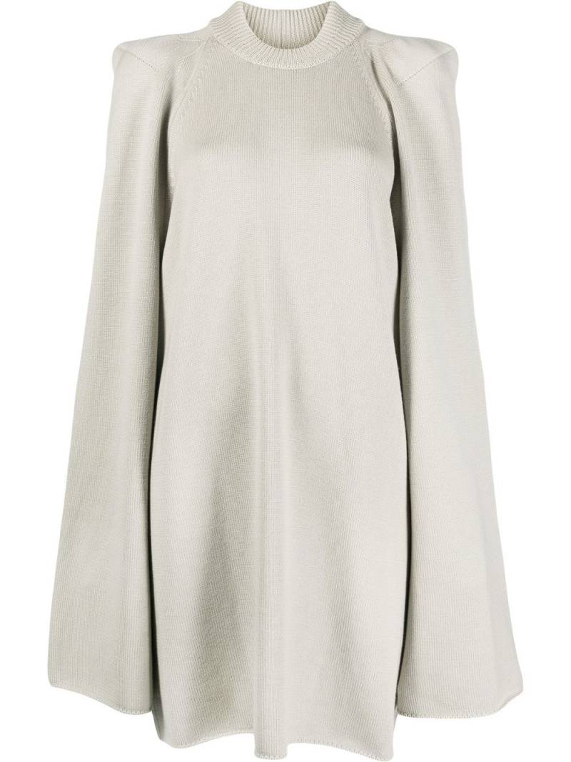 Rick Owens Tec exaggerated-shoulder jumper - Neutrals von Rick Owens