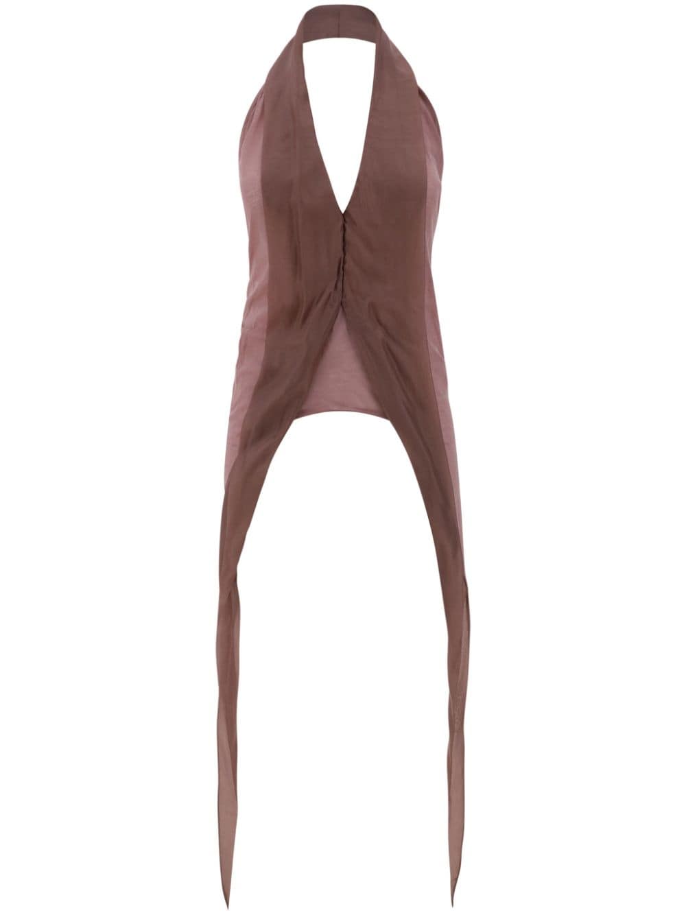 Rick Owens Wishbone cotton top - Pink von Rick Owens