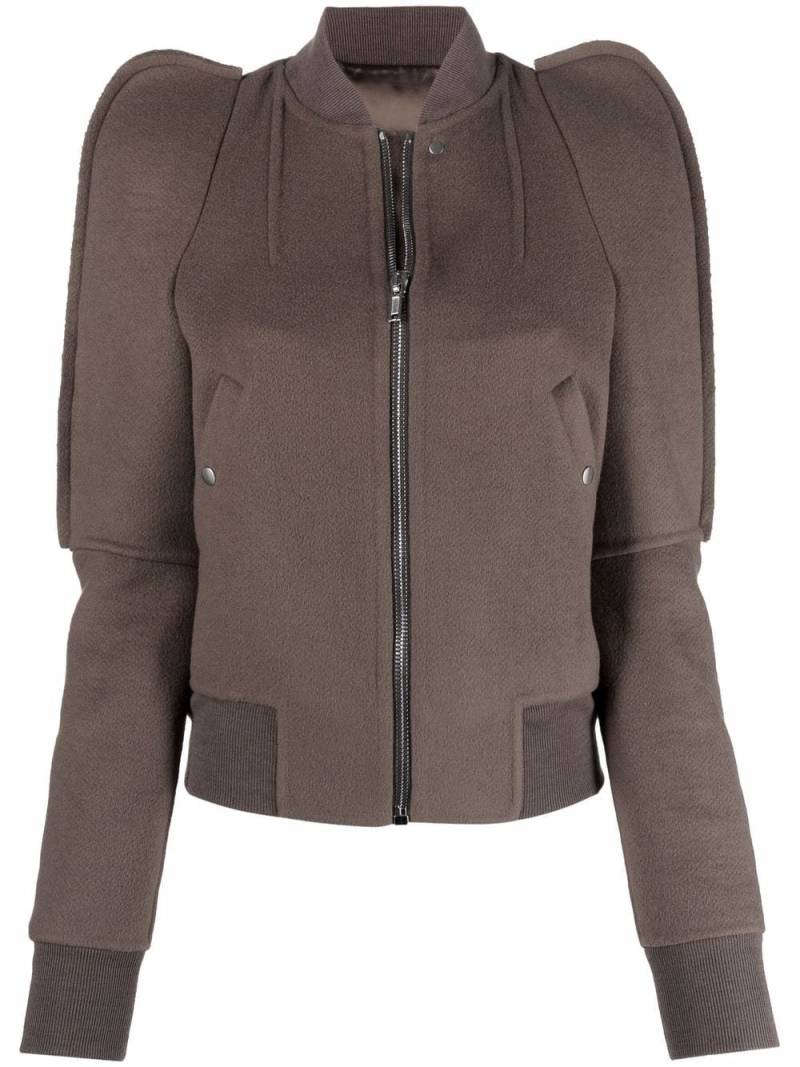 Rick Owens bionic puff-sleeve bomber jacket - Brown von Rick Owens