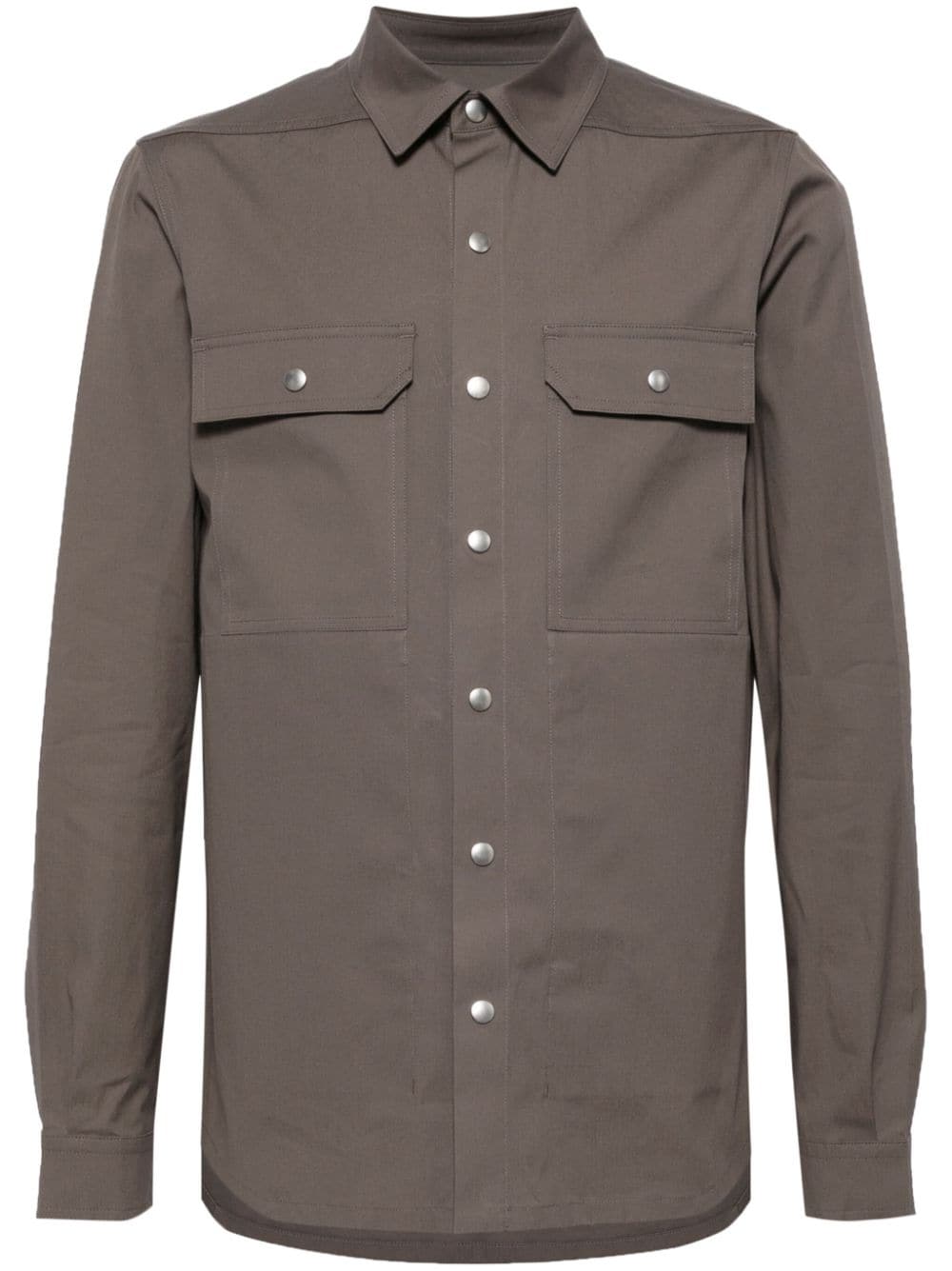 Rick Owens cotton shirt jacket - Brown von Rick Owens