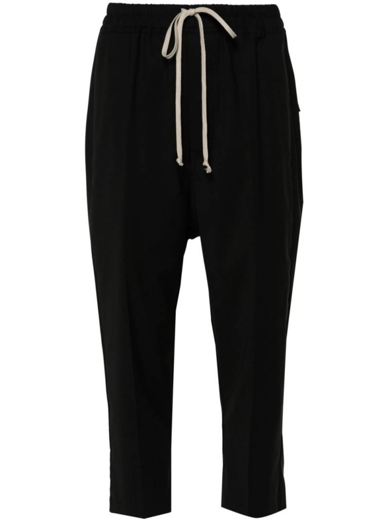 Rick Owens cropped-leg trousers - Black von Rick Owens