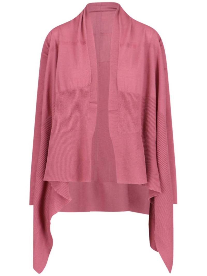 Rick Owens draped cardigan - Pink von Rick Owens