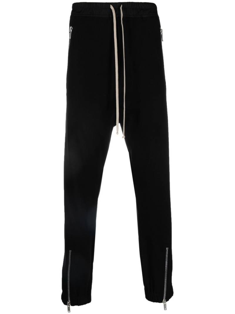 Rick Owens drawstring track pants - Black von Rick Owens