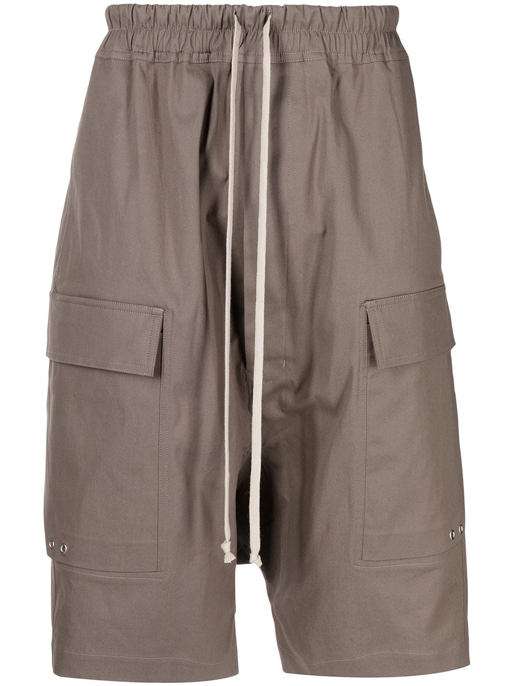 Rick Owens drawstring-waist cargo shorts - Brown von Rick Owens