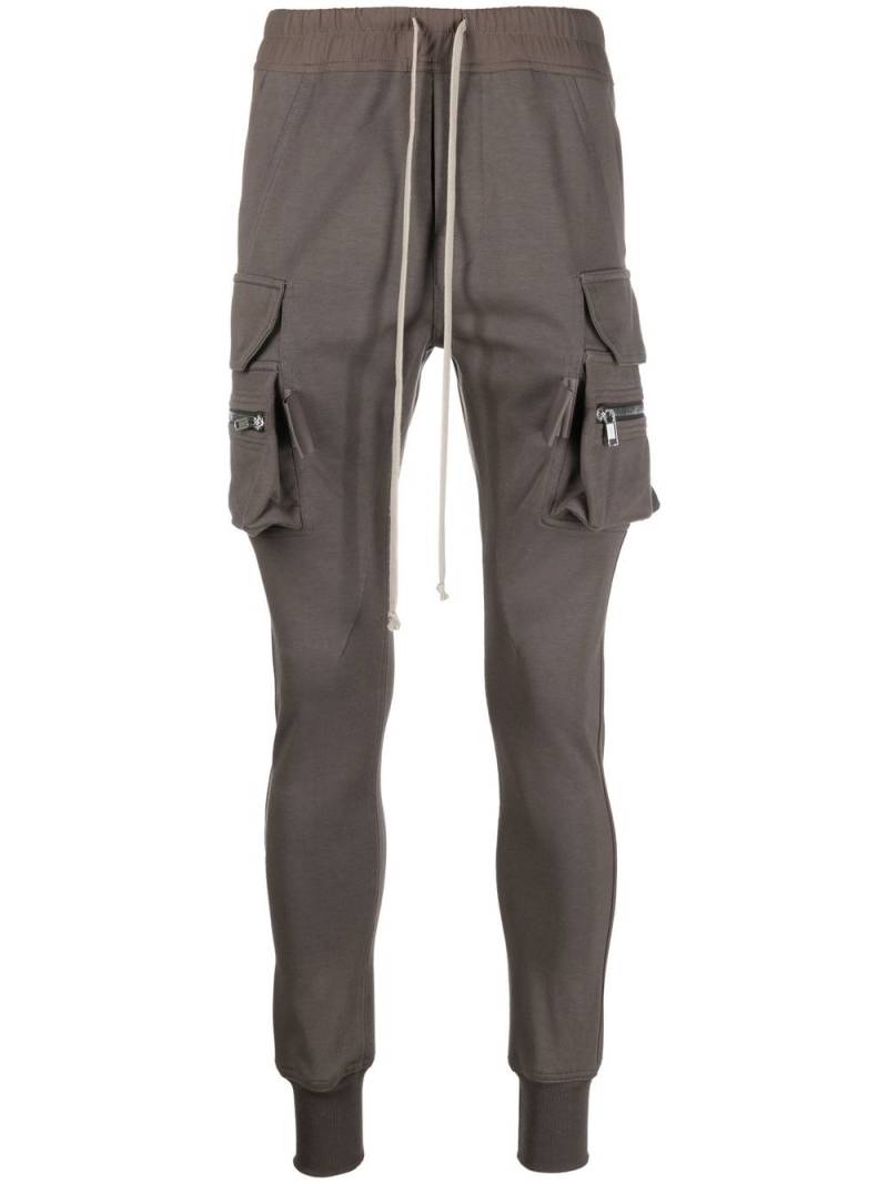 Rick Owens drawstring-waist tapered trousers - Brown von Rick Owens