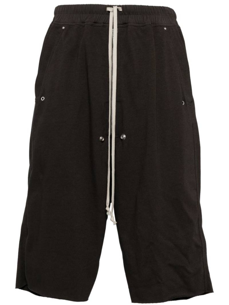 Rick Owens drop-crotch shorts - Grey von Rick Owens