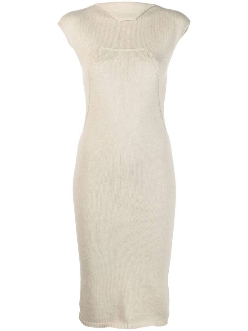 Rick Owens fine-knit dress - Neutrals von Rick Owens