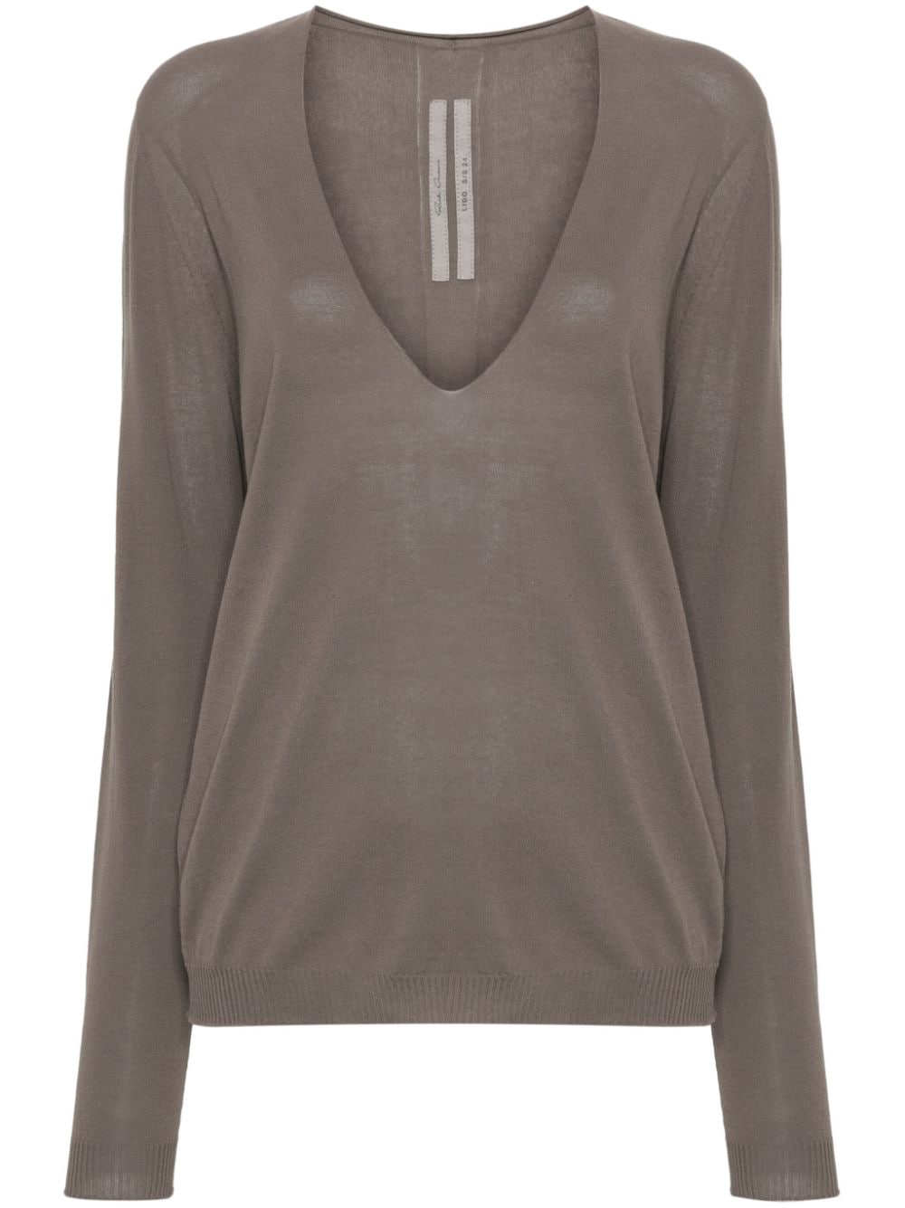 Rick Owens fine-knit top - Grey von Rick Owens