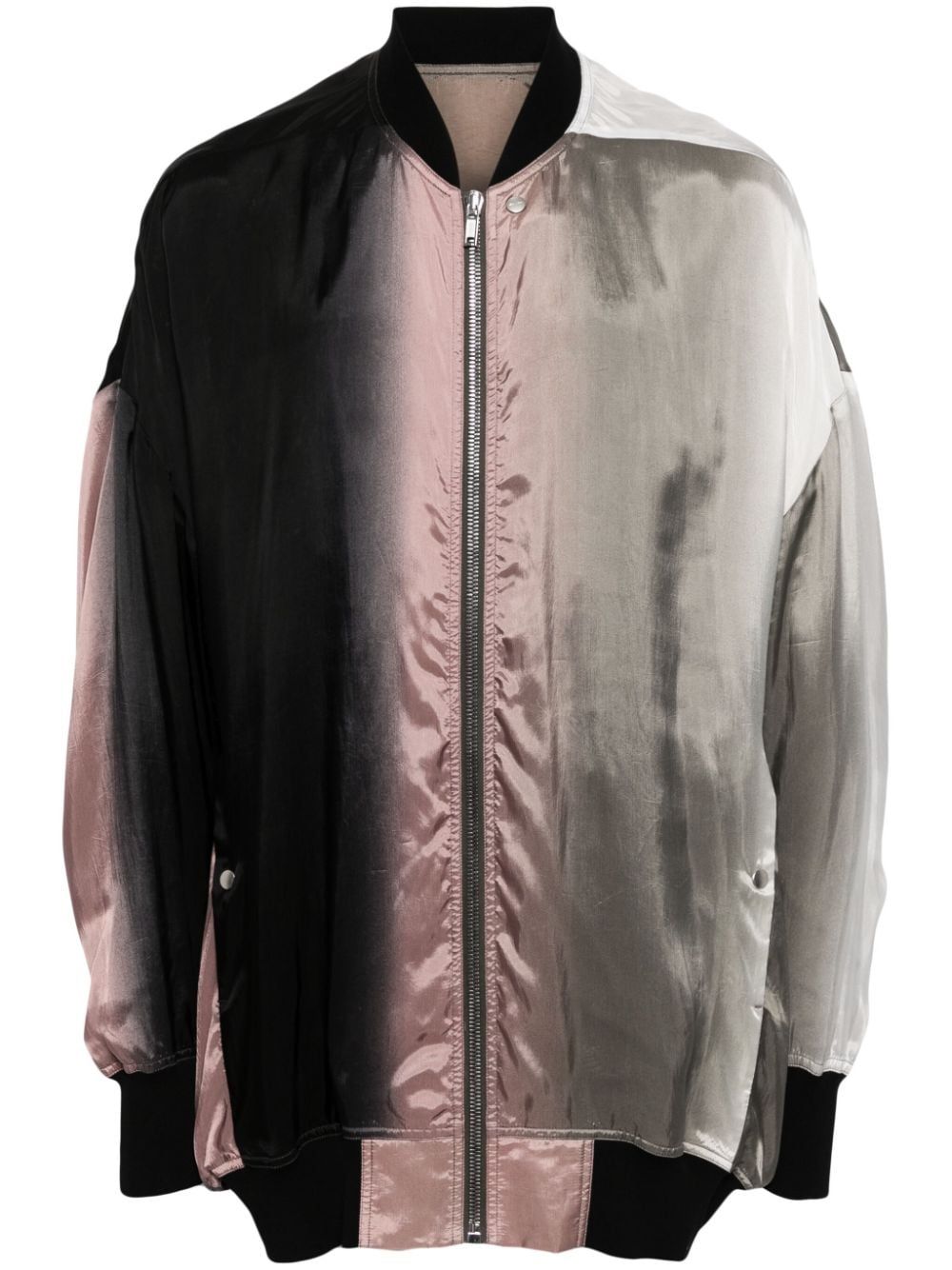 Rick Owens gradient-effect bomber jacket - Black von Rick Owens