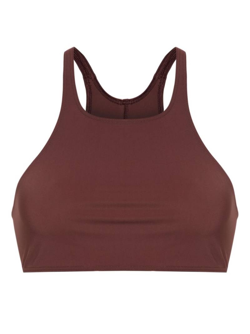 Rick Owens halterneck bikini top - Brown von Rick Owens