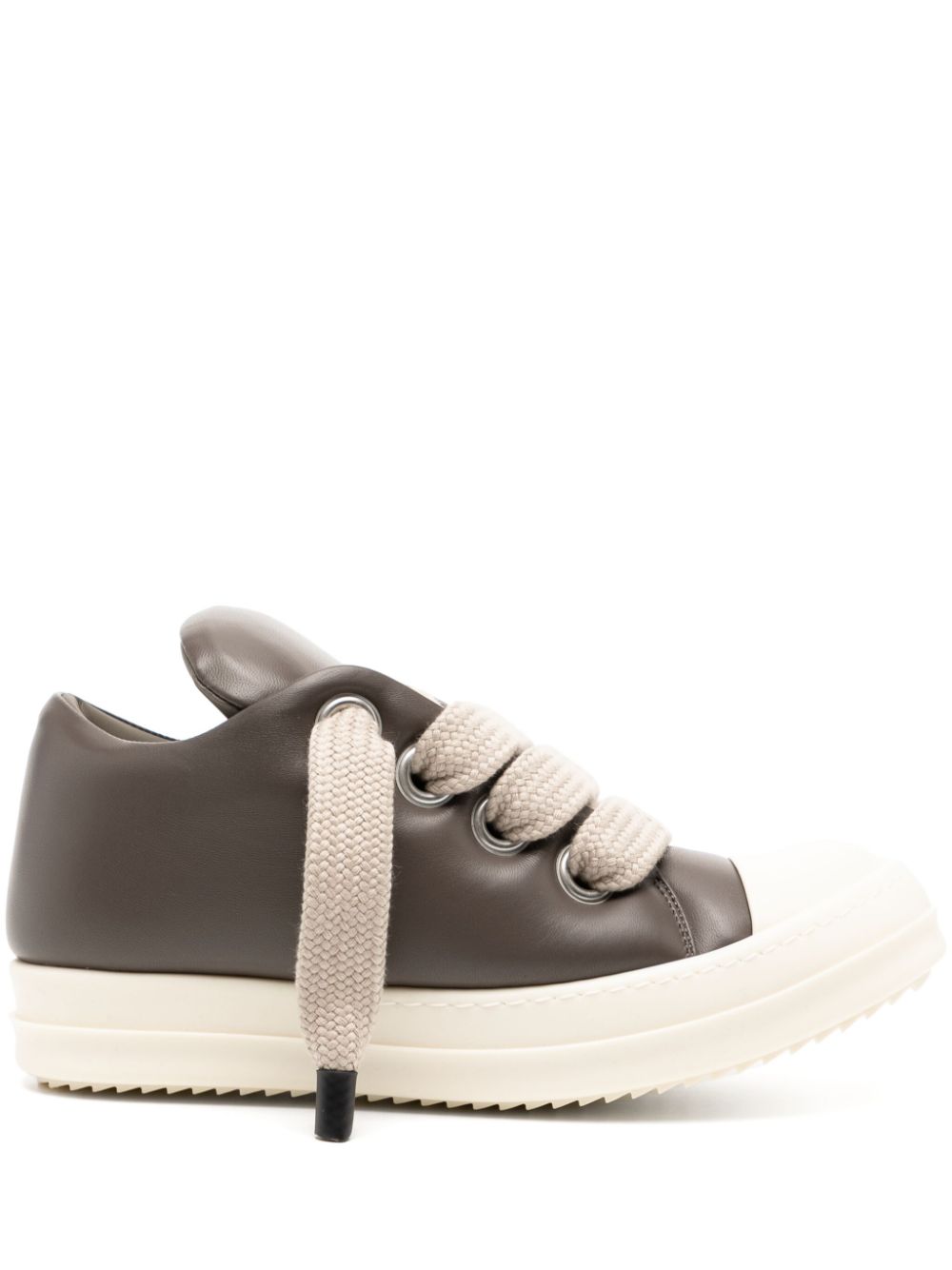 Rick Owens jumbo-laced padded trainers - Neutrals von Rick Owens