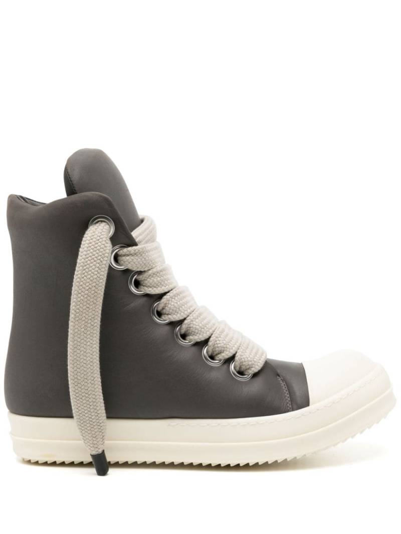 Rick Owens jumbo padded hi-top sneakers - Grey von Rick Owens